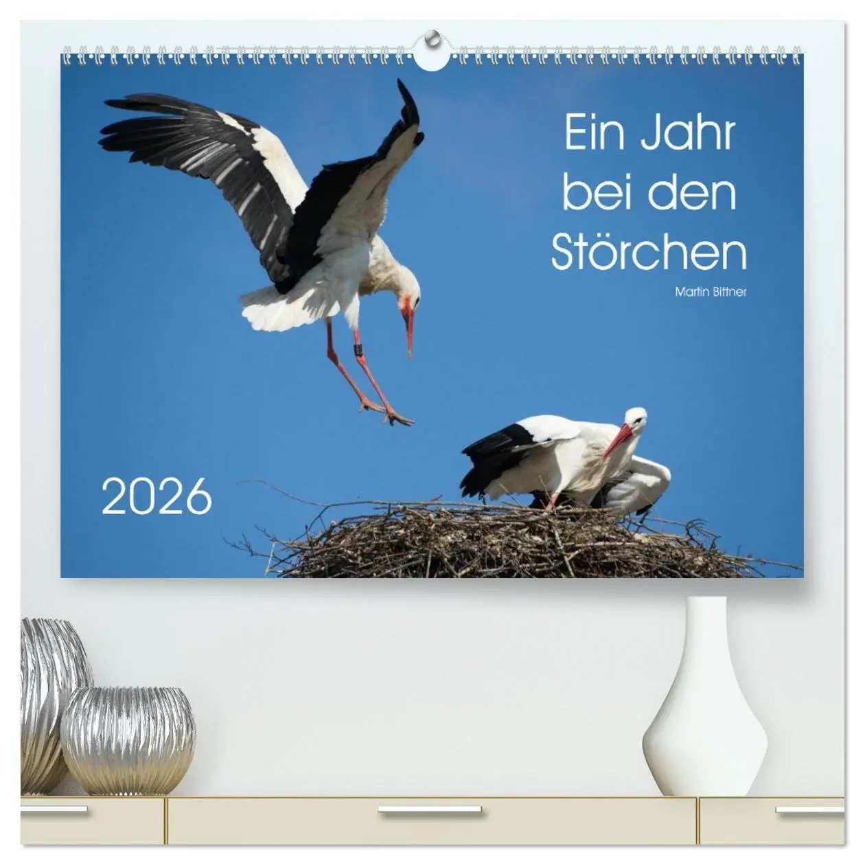 Cover: 9783457993118 | Ein Jahr bei den Störchen (hochwertiger Premium Wandkalender 2026...