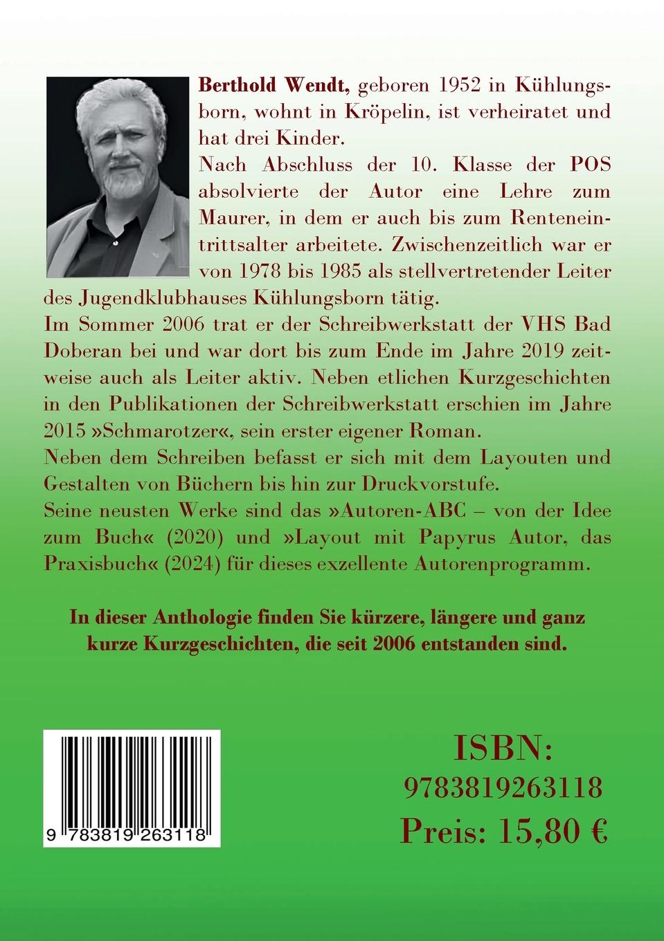 Rückseite: 9783819263118 | Luzifer, Kriminalist, Zauberkünstler | Berthold Wendt | Taschenbuch