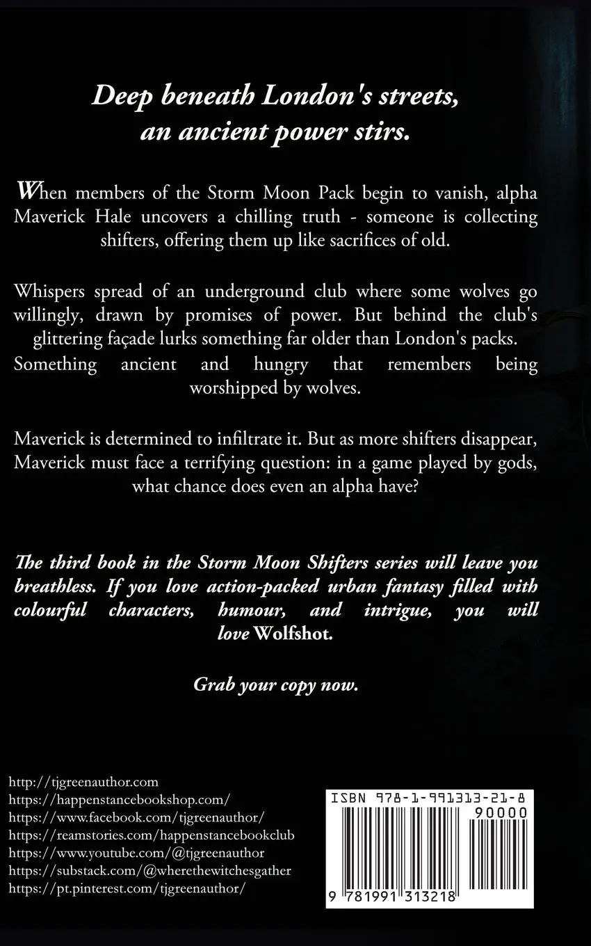 Rückseite: 9781991313218 | Wolfshot | Paranormal Shifter Mysteries | Green | Taschenbuch | 2025