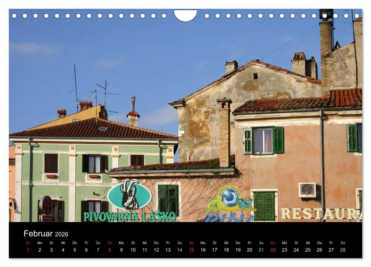 Bild: 9783516143218 | Istrien (Wandkalender 2026 DIN A4 quer), CALVENDO Monatskalender