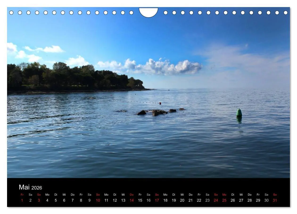 Bild: 9783516143218 | Istrien (Wandkalender 2026 DIN A4 quer), CALVENDO Monatskalender