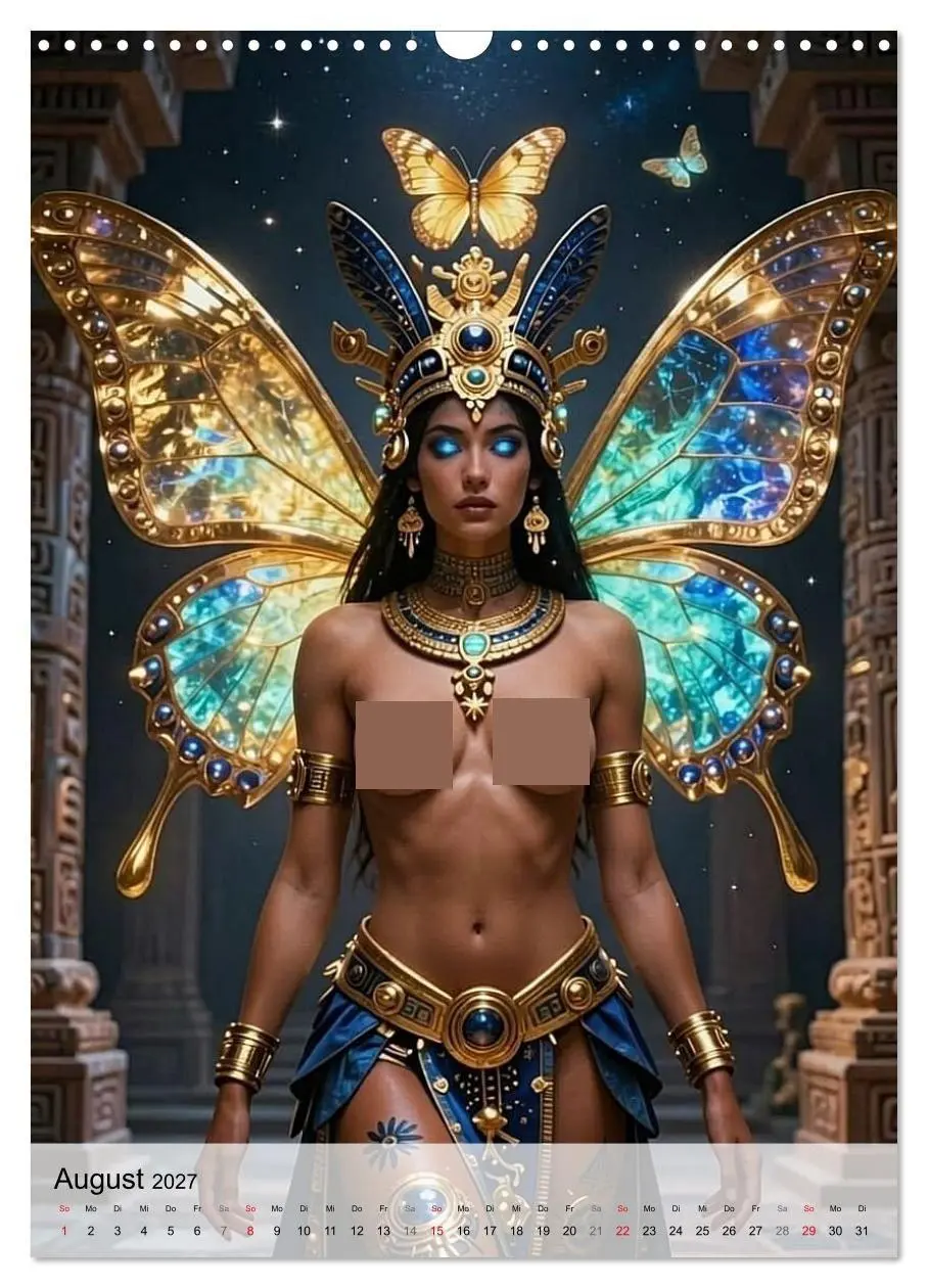 Bild: 9783594123218 | Göttinnen des Aztekenreichs (Wandkalender 2027 DIN A3 hoch),...
