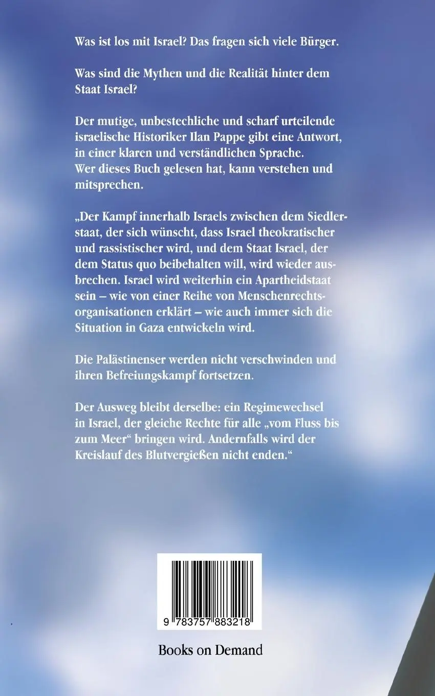 Rückseite: 9783757883218 | Was ist los mit Israel? | Die zehn Hauptmythen des Zionismus | Pappe