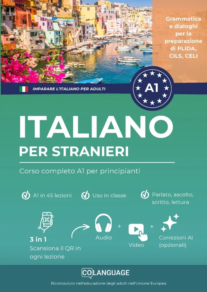 Cover: 9791388253218 | Imparare l'italiano per stranieri: Corso completo A1 per...