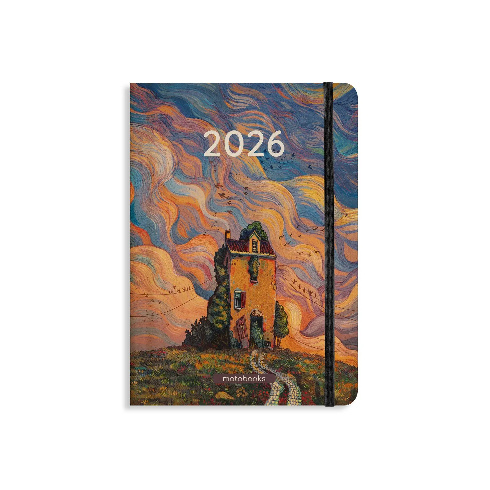 Cover: 4260626413318 | matabooks - A5 Kalender Samaya 2026 Farbe: Sunset (DE/EN) | Matabooks