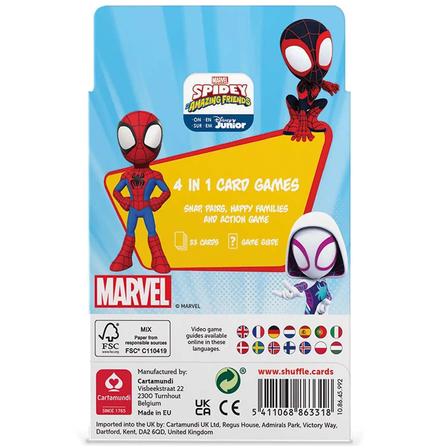 Bild: 5411068863318 | Disney Marvel Spidey - 4 in 1 | ASS Altenburger | Spiel | 10034848