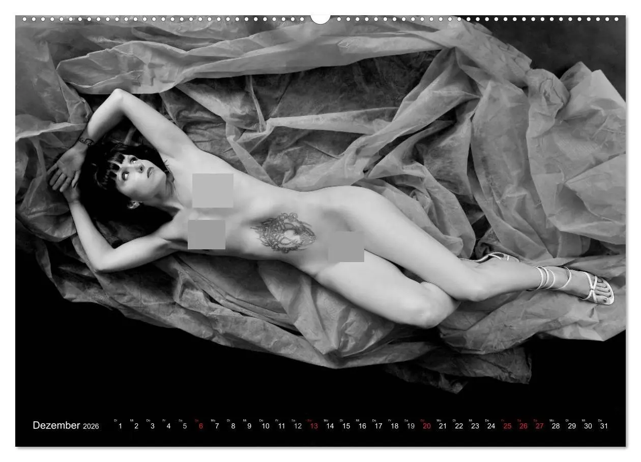Bild: 9783516063318 | Akt Studien (Wandkalender 2026 DIN A2 quer), CALVENDO Monatskalender