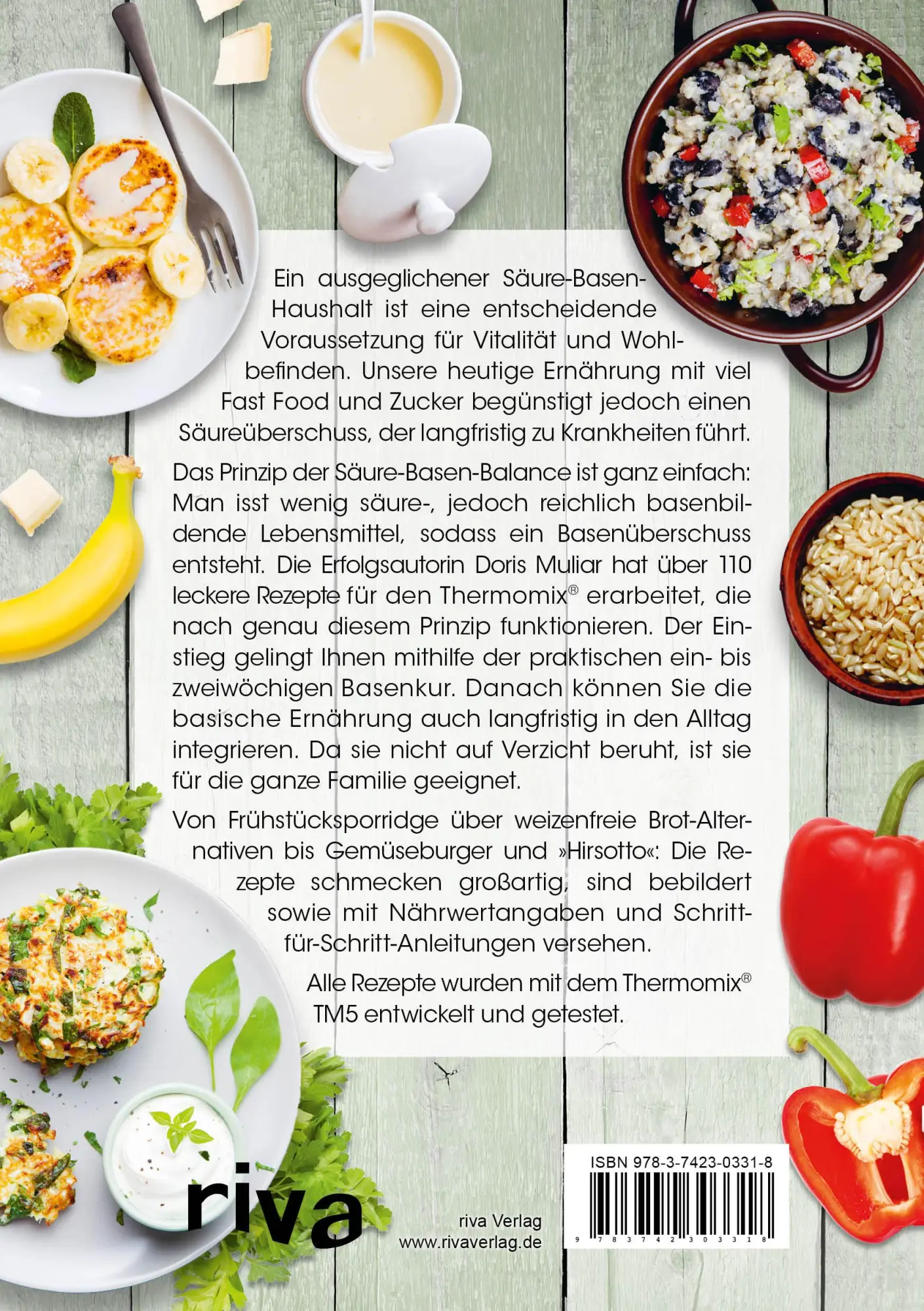 Rückseite: 9783742303318 | Basisch kochen mit dem Thermomix® | Doris Muliar | Taschenbuch | 2017