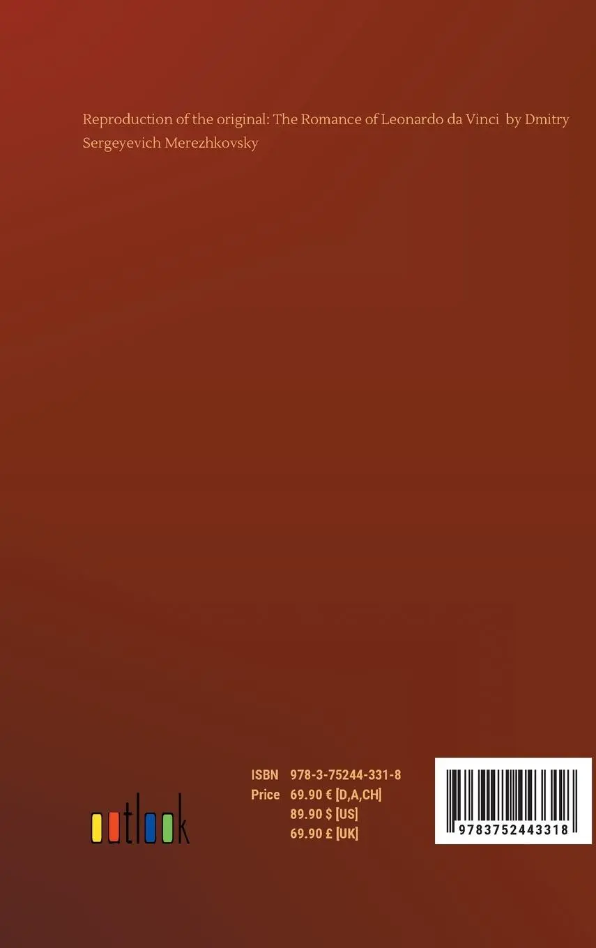 Rückseite: 9783752443318 | The Romance of Leonardo da Vinci | Dmitry Sergeyevich Merezhkovsky