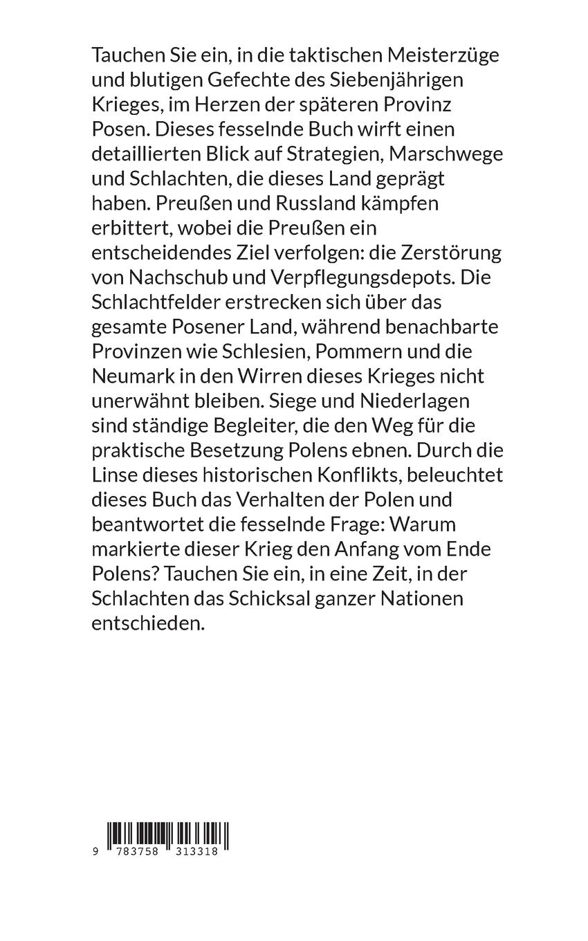 Rückseite: 9783758313318 | Ein Gefechtsfeld des siebenjährigen Krieges - Die Provinz Posen | Buch