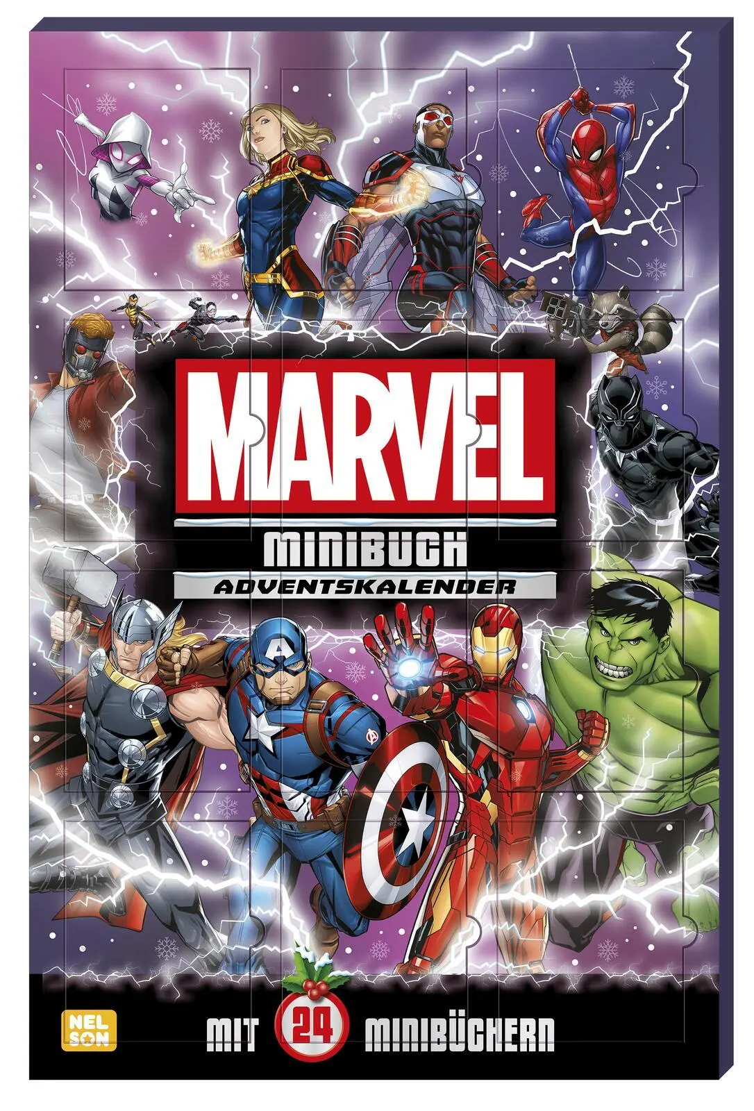 Cover: 9783845123318 | Marvel: Minibuch-Adventskalender | Mit 24 Mini-Büchern | Kalender
