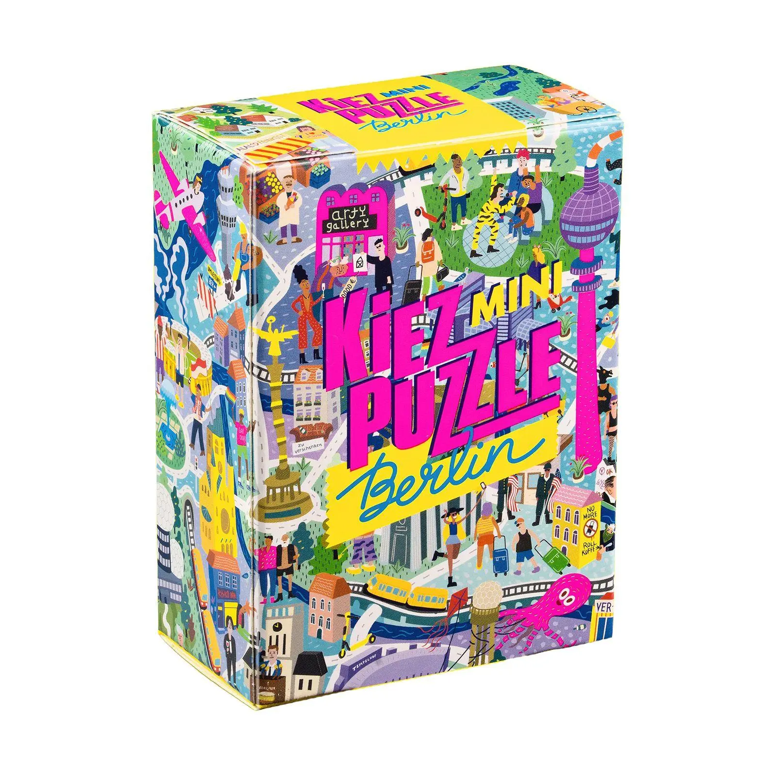 Cover: 7649988093418 | Mini Kiezpuzzle Berlin - 54 Teile | Rechteckig / 20x13 cm | Spiel