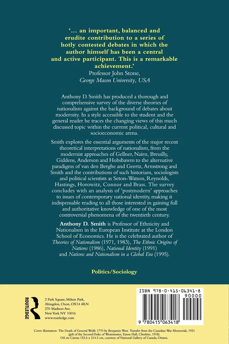 Rückseite: 9780415063418 | Nationalism and Modernism | Anthony D Smith (u. a.) | Taschenbuch