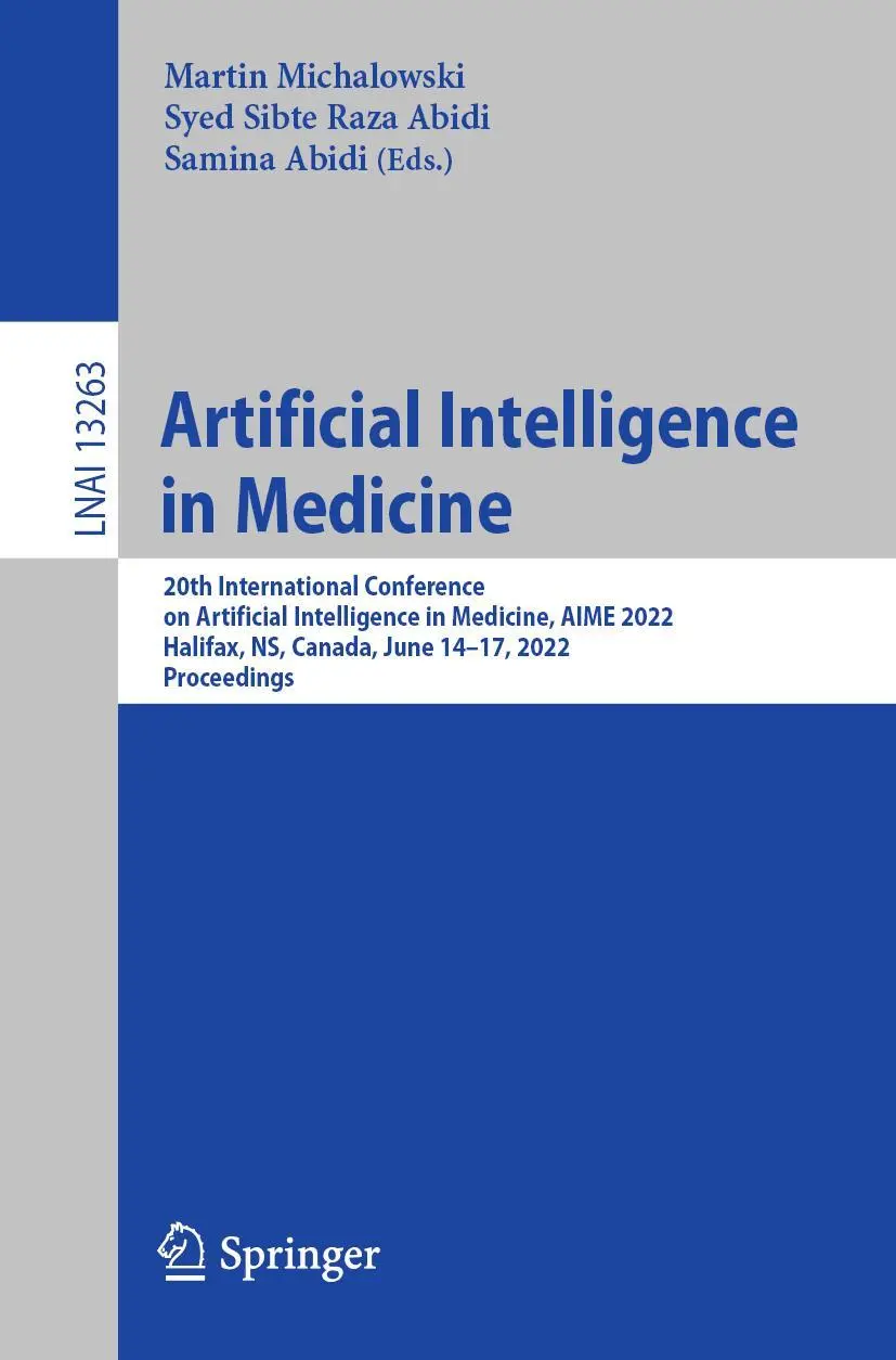 Cover: 9783031093418 | Artificial Intelligence in Medicine | Martin Michalowski (u. a.) | xx