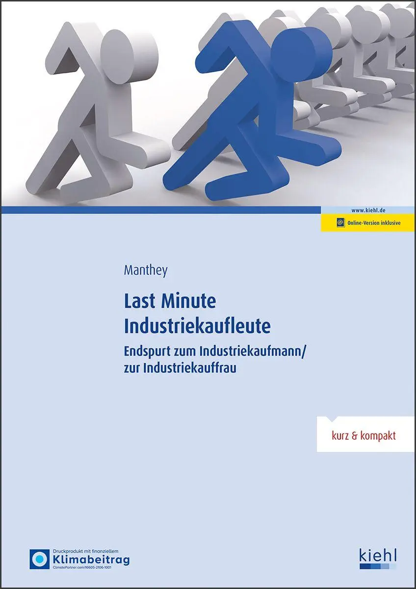 Cover: 9783470113418 | Last Minute Industriekaufleute | Patrick Manthey | Bundle | Deutsch