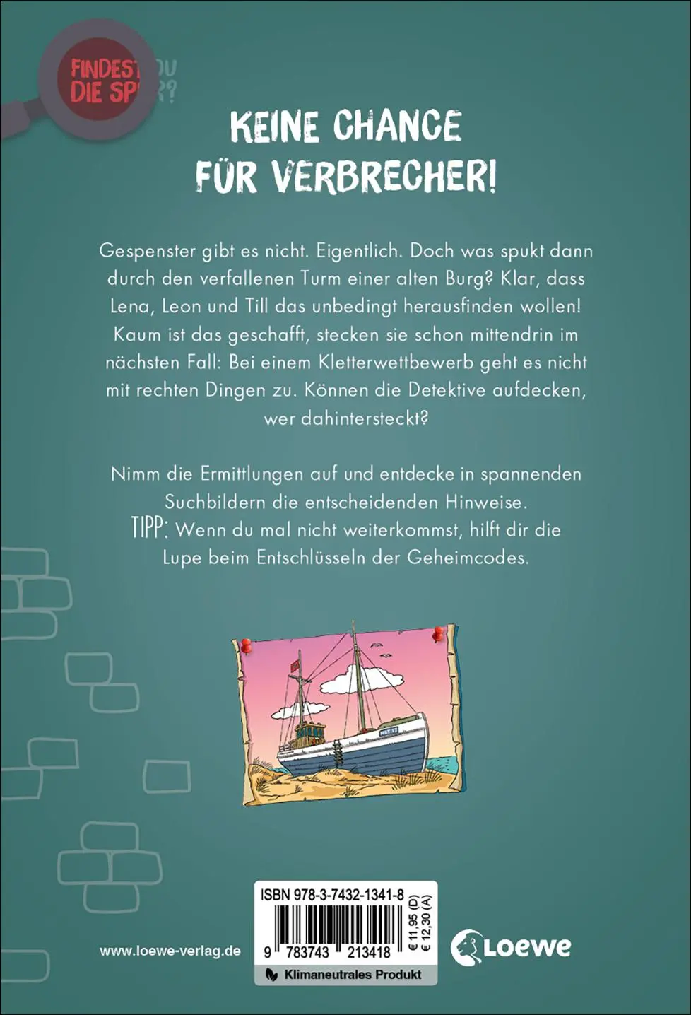 Rückseite: 9783743213418 | Findest du die Spur? - Spuk im Burgturm | Lydia Hauenschild | Buch