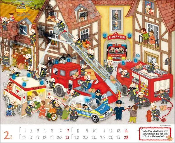 Bild: 9783819303418 | Wimmelkalender 2027 | Verlag Korsch | Kalender | 14 S. | Deutsch