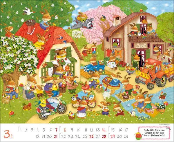 Bild: 9783819303418 | Wimmelkalender 2027 | Verlag Korsch | Kalender | 14 S. | Deutsch