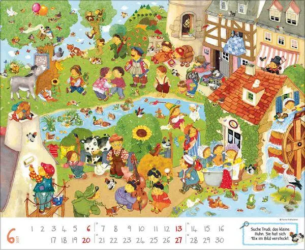 Bild: 9783819303418 | Wimmelkalender 2027 | Verlag Korsch | Kalender | 14 S. | Deutsch