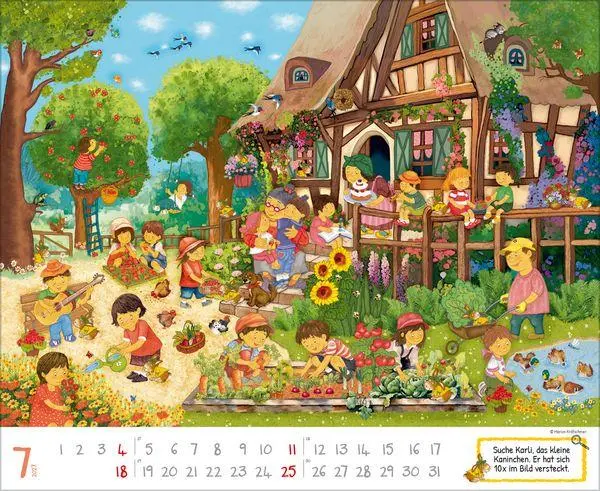 Bild: 9783819303418 | Wimmelkalender 2027 | Verlag Korsch | Kalender | 14 S. | Deutsch