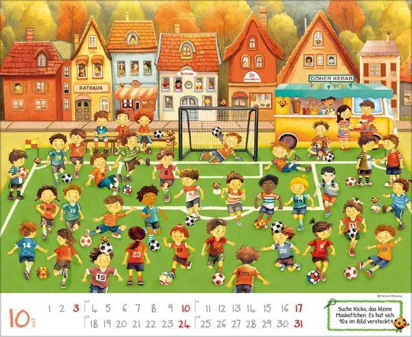 Bild: 9783819303418 | Wimmelkalender 2027 | Verlag Korsch | Kalender | 14 S. | Deutsch