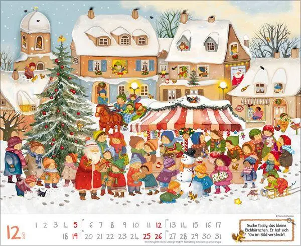 Bild: 9783819303418 | Wimmelkalender 2027 | Verlag Korsch | Kalender | 14 S. | Deutsch