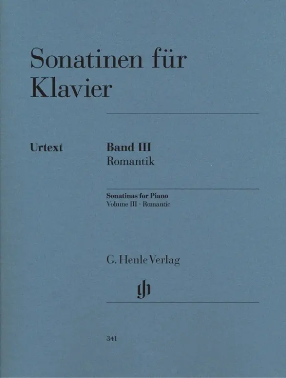 Cover: 9790201803418 | Sonatinen für Klavier - Band III, Romantik | Ernst Herttrich (u. a.)