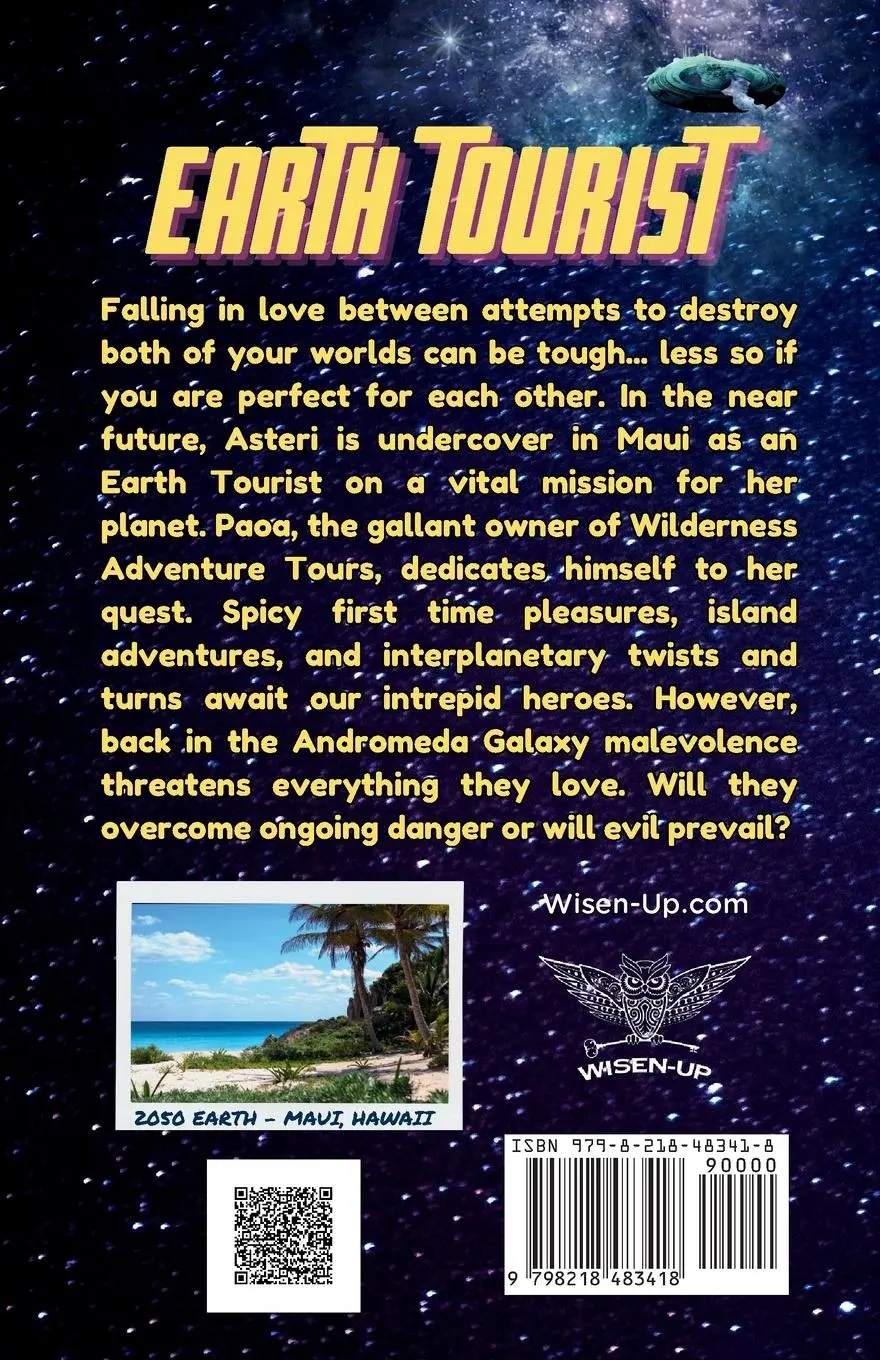 Rückseite: 9798218483418 | EARTH TOURIST | A Sci-Fi Romance | Anna Elena Berlin | Taschenbuch