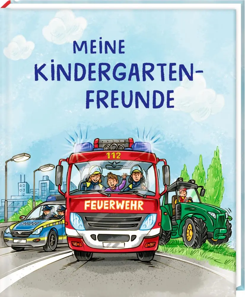 Cover: 4050003723518 | Freundebuch Meine Kindergartenfreunde - Bunte Fahrzeuge | Dennis Mertz Cover: 4050003723518 | Freundebuch Meine Kindergartenfreunde - Bunte Fahrzeuge | Dennis Mertz