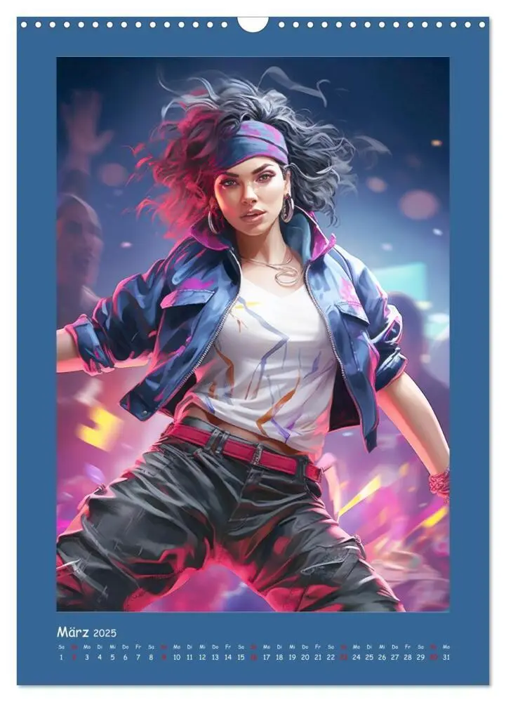 Bild: 9783435863518 | Urban Dancer. Streetstyle-Szene-Illustrationen (Wandkalender 2025...
