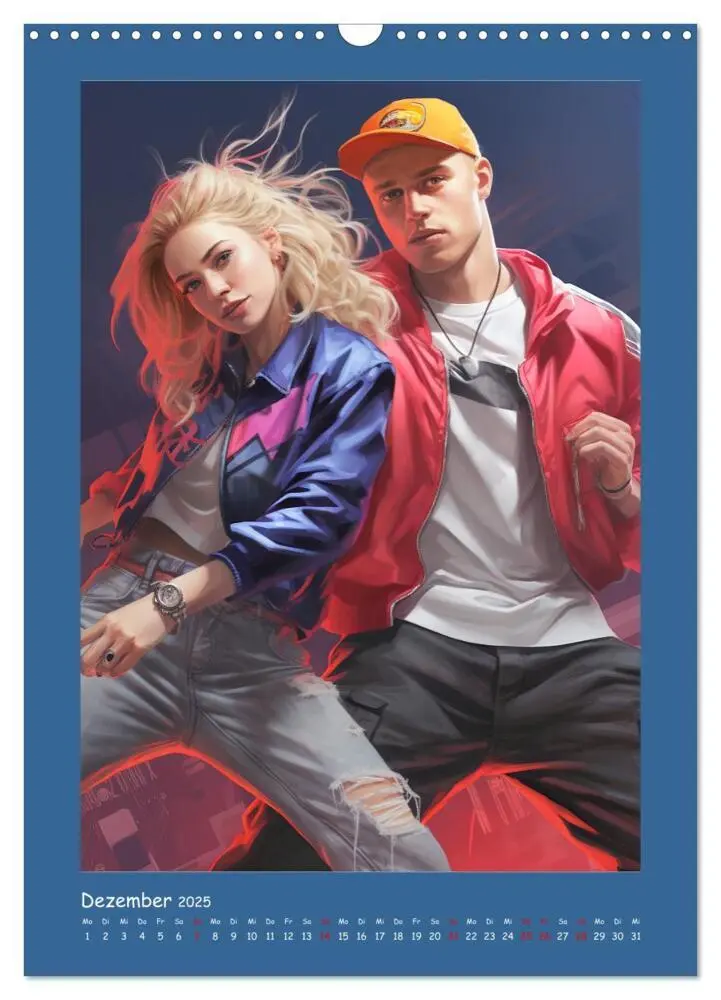Bild: 9783435863518 | Urban Dancer. Streetstyle-Szene-Illustrationen (Wandkalender 2025...
