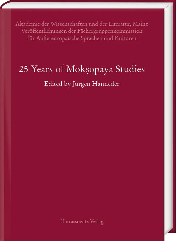 Cover: 9783447123518 | 25 Years of Moksopaya Studies | Jürgen Hanneder | Buch | 208 S. | 2025