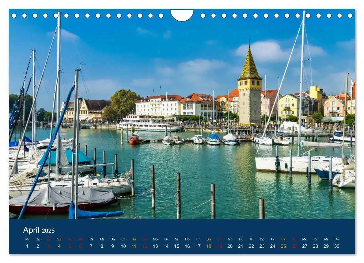 Bild: 9783457883518 | Ansichten vom Bodensee (Wandkalender 2026 DIN A4 quer), CALVENDO...