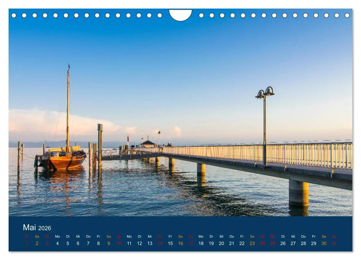 Bild: 9783457883518 | Ansichten vom Bodensee (Wandkalender 2026 DIN A4 quer), CALVENDO...