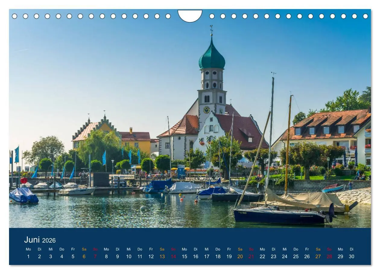 Bild: 9783457883518 | Ansichten vom Bodensee (Wandkalender 2026 DIN A4 quer), CALVENDO...