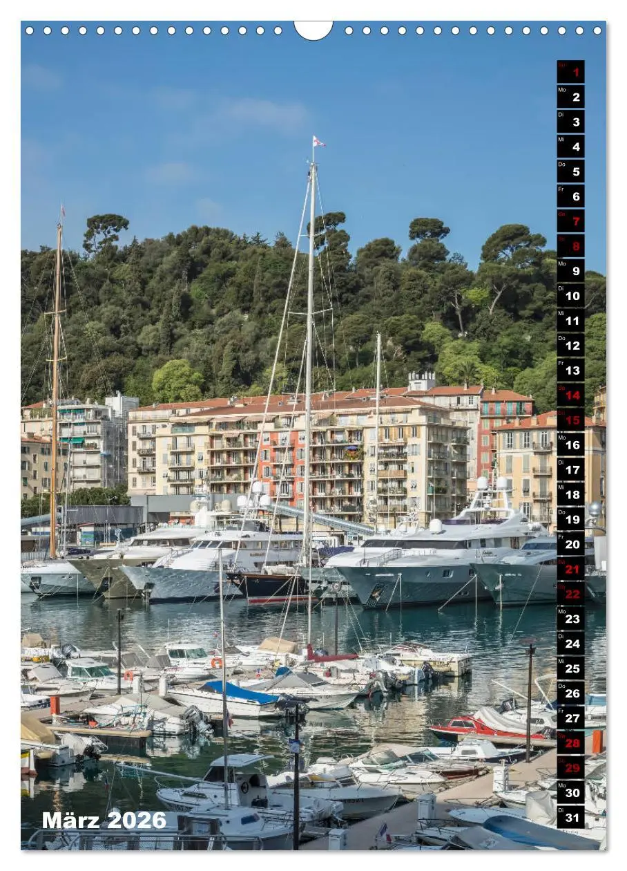 Bild: 9783516423518 | Idyllisches Nizza (Wandkalender 2026 DIN A3 hoch), CALVENDO...