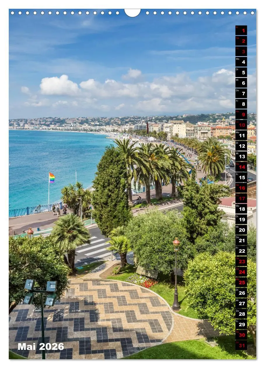 Bild: 9783516423518 | Idyllisches Nizza (Wandkalender 2026 DIN A3 hoch), CALVENDO...