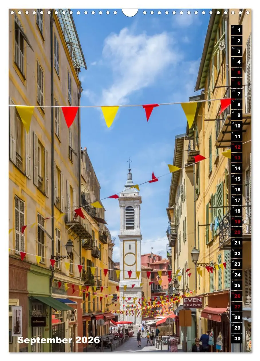 Bild: 9783516423518 | Idyllisches Nizza (Wandkalender 2026 DIN A3 hoch), CALVENDO...