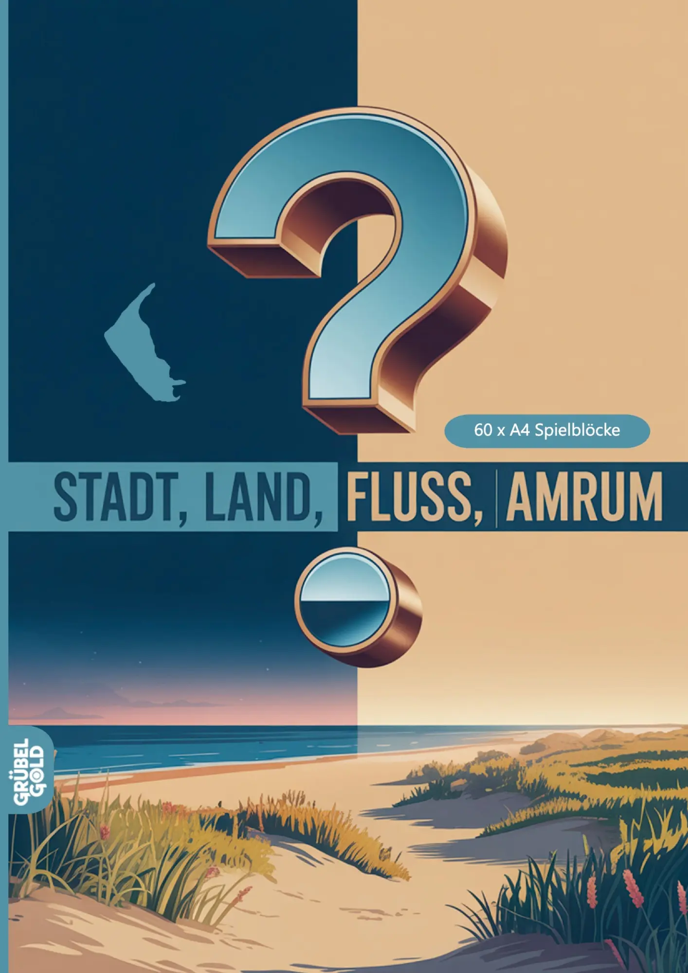 Cover: 9783693193518 | Stadt, Land, Fluss, Amrum | Grübelgold Rätselhefte | Taschenbuch