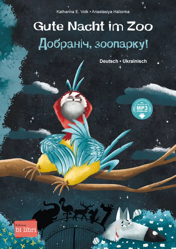 Gute Nacht im Zoo (Deutsch-Ukrainisch)
