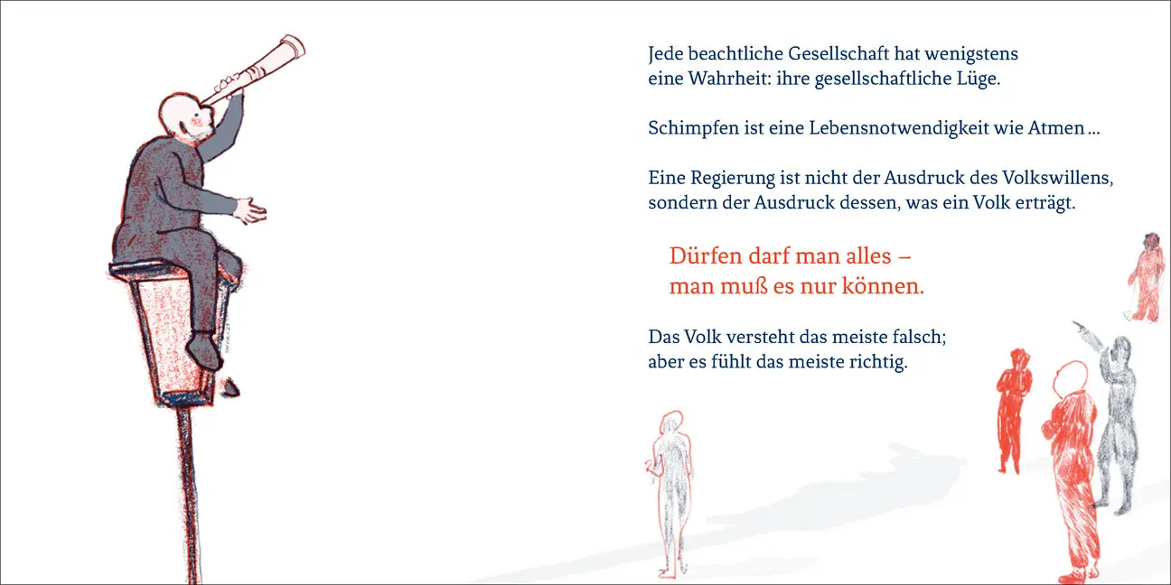 Bild: 9783941683518 | Es geht nirgends so merkwürdig zu wie auf der Welt | Aphorismen | Buch