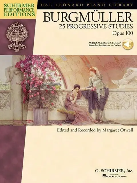 Cover: 9780634073618 | Burgmuller - 25 Progressive Studies, Opus 100 Book/Online Audio | Buch