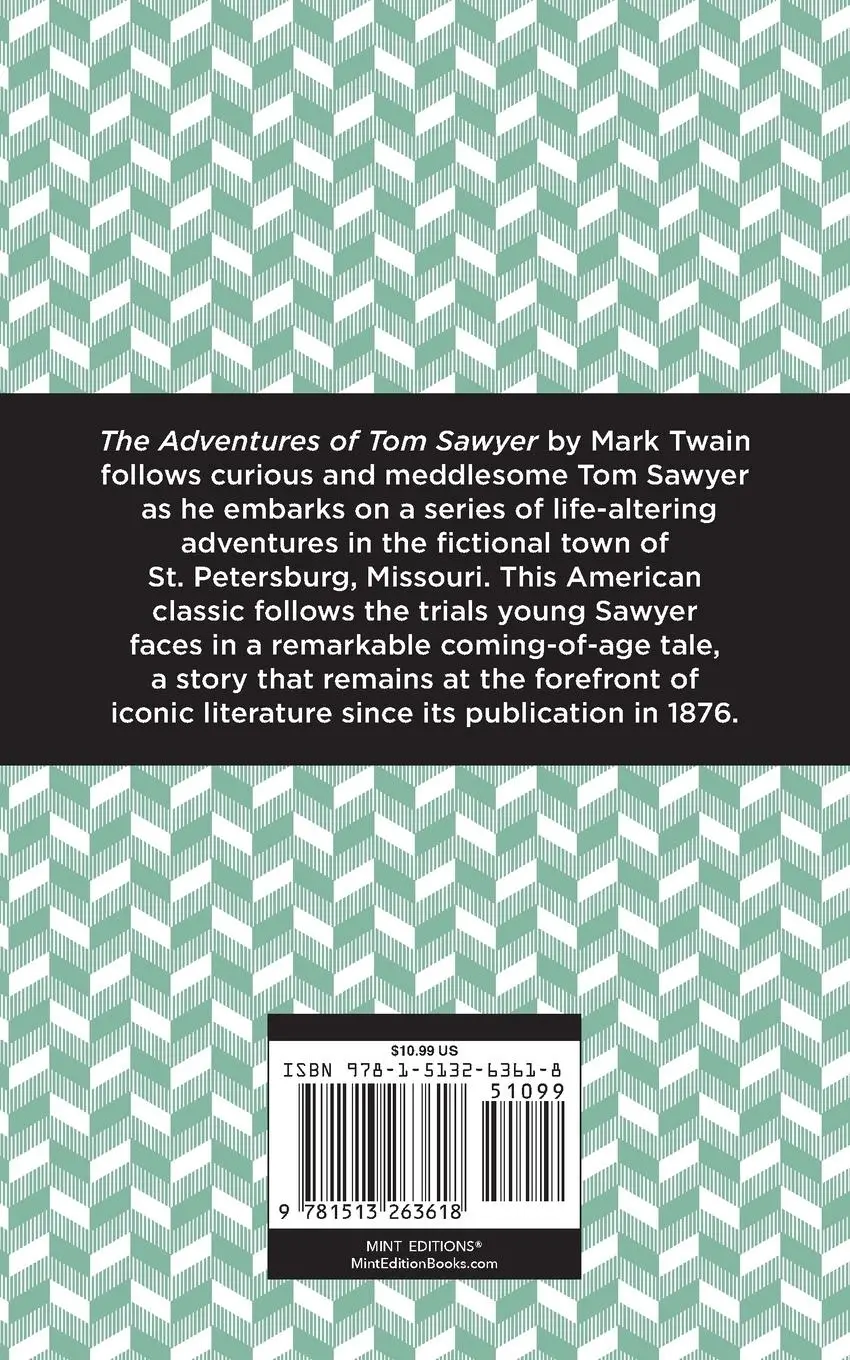 Rückseite: 9781513263618 | The Adventures of Tom Sawyer | Mark Twain | Taschenbuch | Englisch