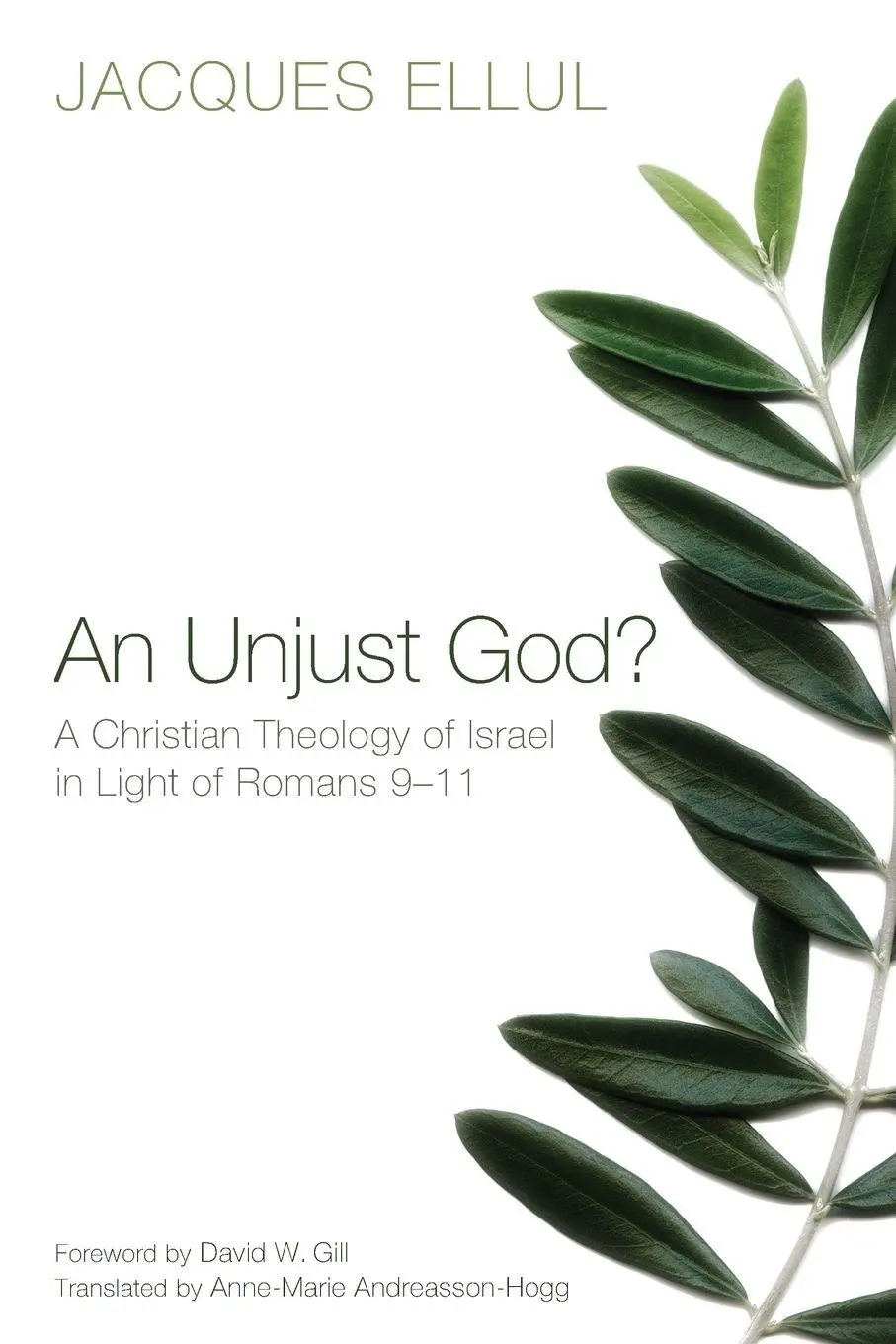 Cover: 9781620323618 | An Unjust God? | Jacques Ellul | Taschenbuch | Kartoniert / Broschiert