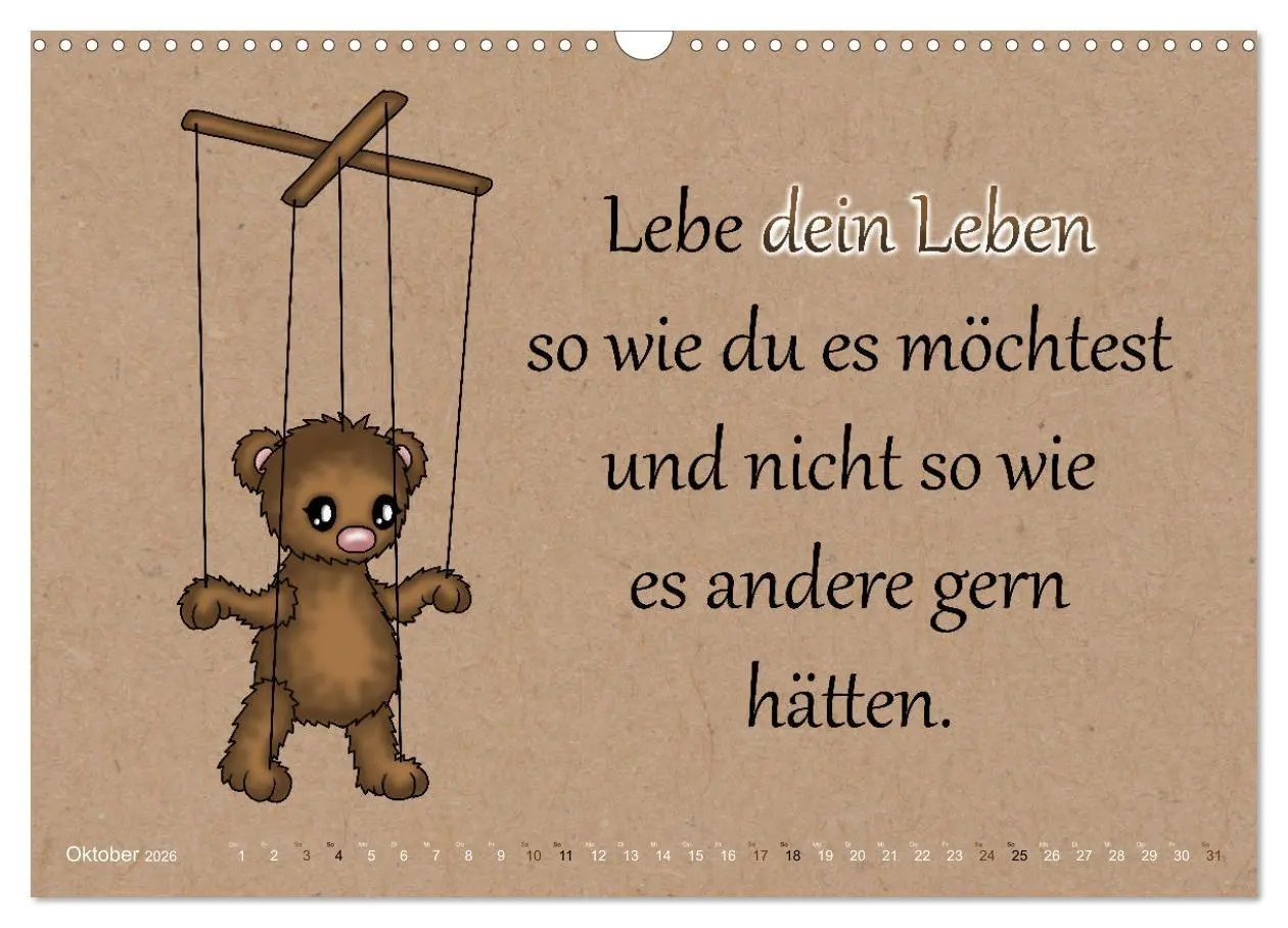 Bild: 9783457633618 | Motiviert durchs Leben (Wandkalender 2026 DIN A3 quer), CALVENDO...
