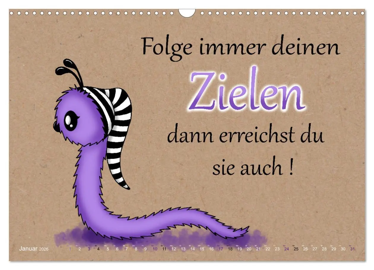 Bild: 9783457633618 | Motiviert durchs Leben (Wandkalender 2026 DIN A3 quer), CALVENDO...