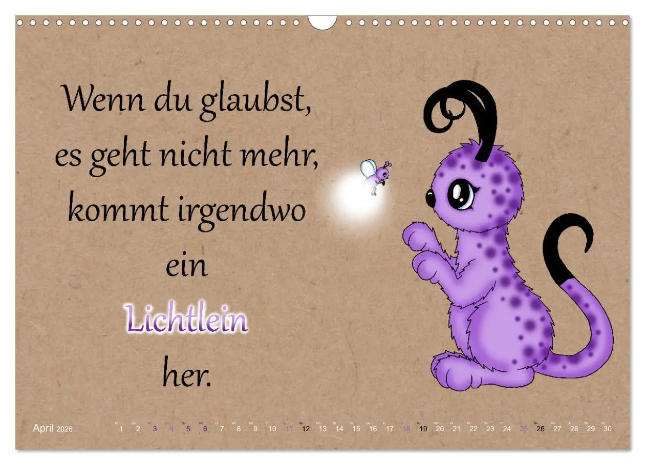 Bild: 9783457633618 | Motiviert durchs Leben (Wandkalender 2026 DIN A3 quer), CALVENDO...
