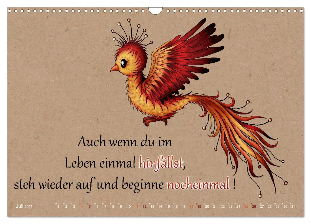 Bild: 9783457633618 | Motiviert durchs Leben (Wandkalender 2026 DIN A3 quer), CALVENDO...