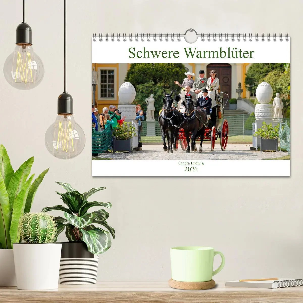 Bild: 9783457873618 | Schwere Warmblüter 2026 (Wandkalender 2026 DIN A4 quer), CALVENDO...