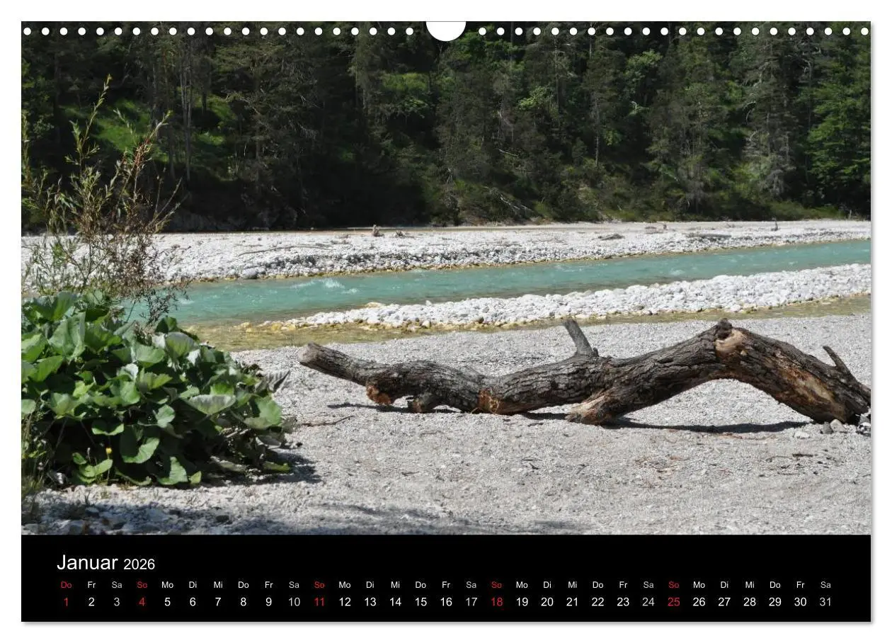 Bild: 9783516103618 | Die Isar - Von Scharnitz bis München (Wandkalender 2026 DIN A3...
